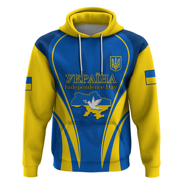 Ukraine Hoodie Happy Ukrainian 32nd Independence Anniversary LT14