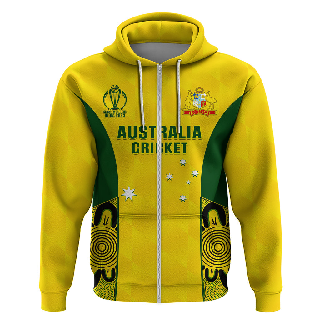 Custom Australia Cricket Hoodie World Cup Go Champions 2023 Indigenous LT14