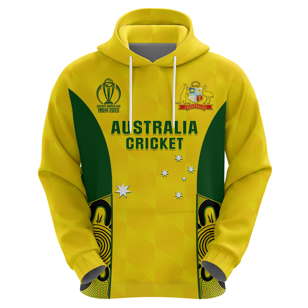 Custom Australia Cricket Hoodie World Cup Go Champions 2023 Indigenous LT14