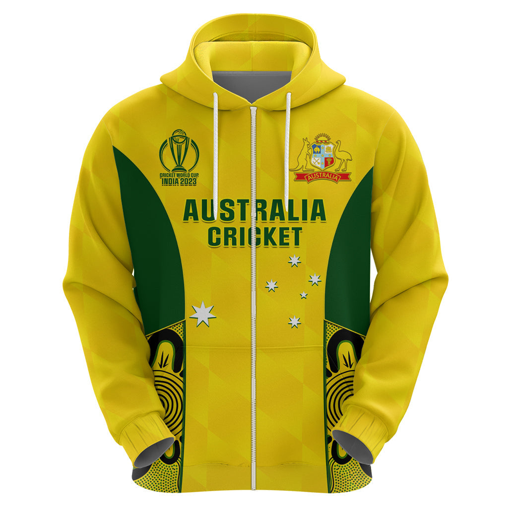Custom Australia Cricket Hoodie World Cup Go Champions 2023 Indigenous LT14