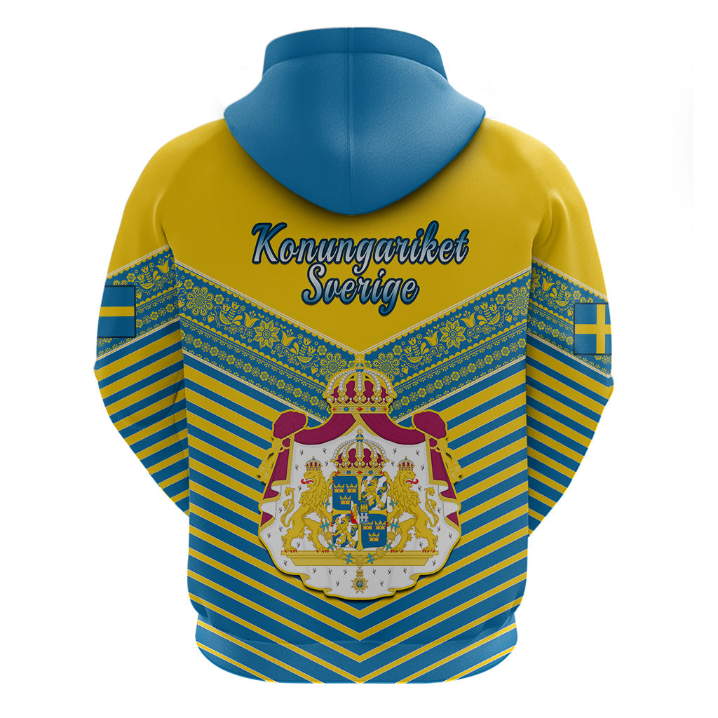 Sweden Hoodie Swedish Independence Day Scandinavia Pattern LT14