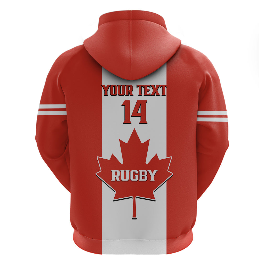 Personalised Canada Rugby Hoodie Go Canucks Maple Leaf Pacific  2023 LT14