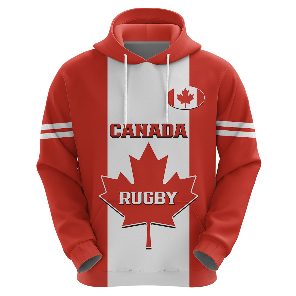 Personalised Canada Rugby Hoodie Go Canucks Maple Leaf Pacific  2023 LT14