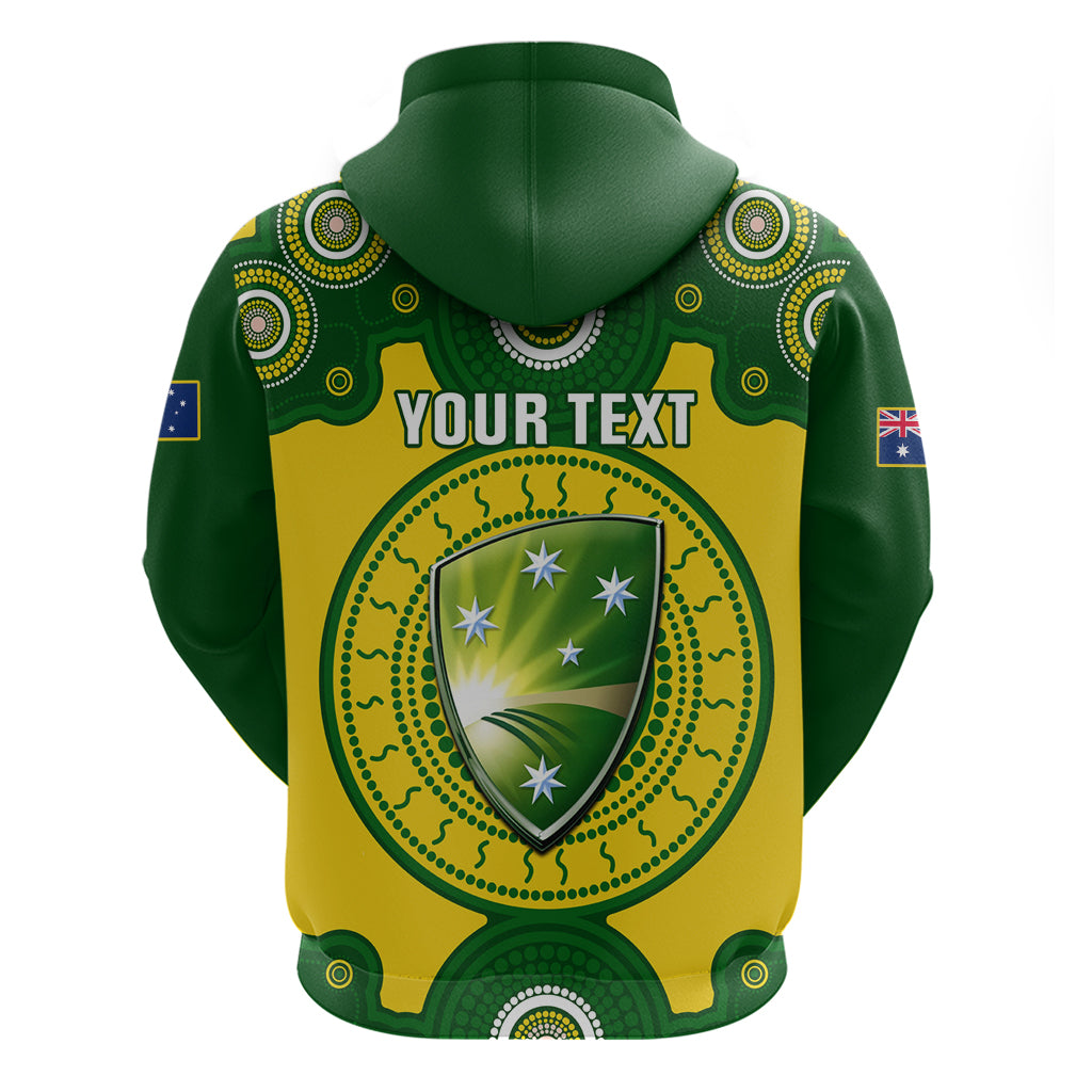 Personalised Australia Cricket Hoodie 2023 World Cup 6th Champions Trophy National Color LT14