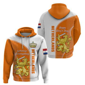 Netherlands Kings Day Hoodie Gelukkige Koningsdag Ver.01 LT14