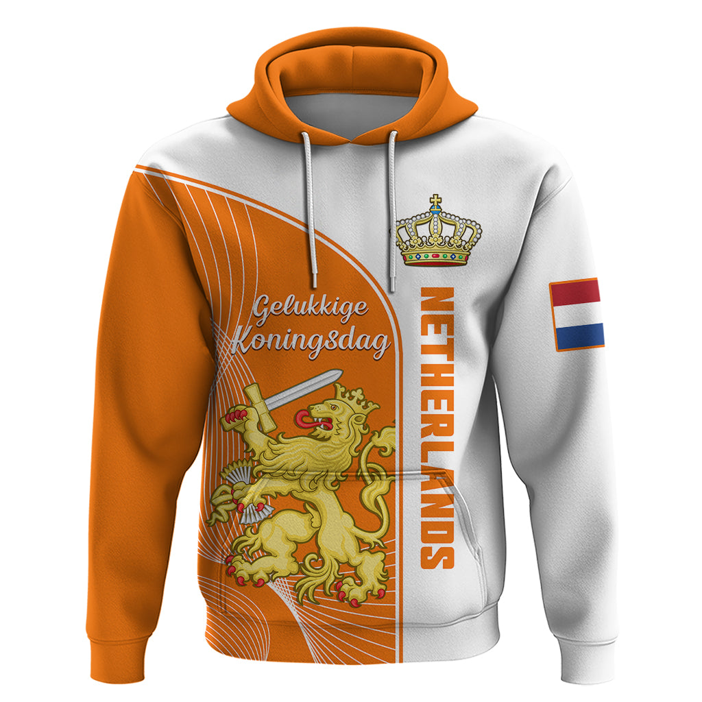 Netherlands Kings Day Hoodie Gelukkige Koningsdag Ver.01 LT14