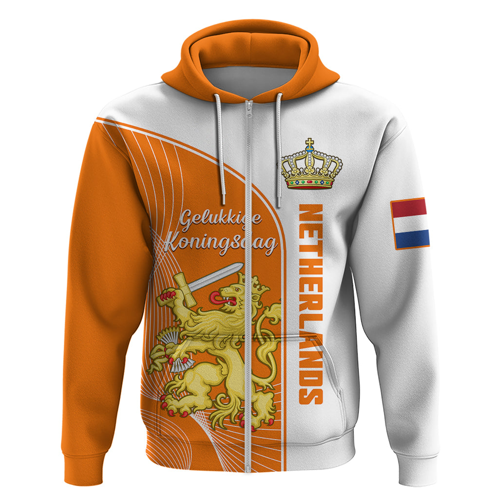 Netherlands Kings Day Hoodie Gelukkige Koningsdag Ver.01 LT14