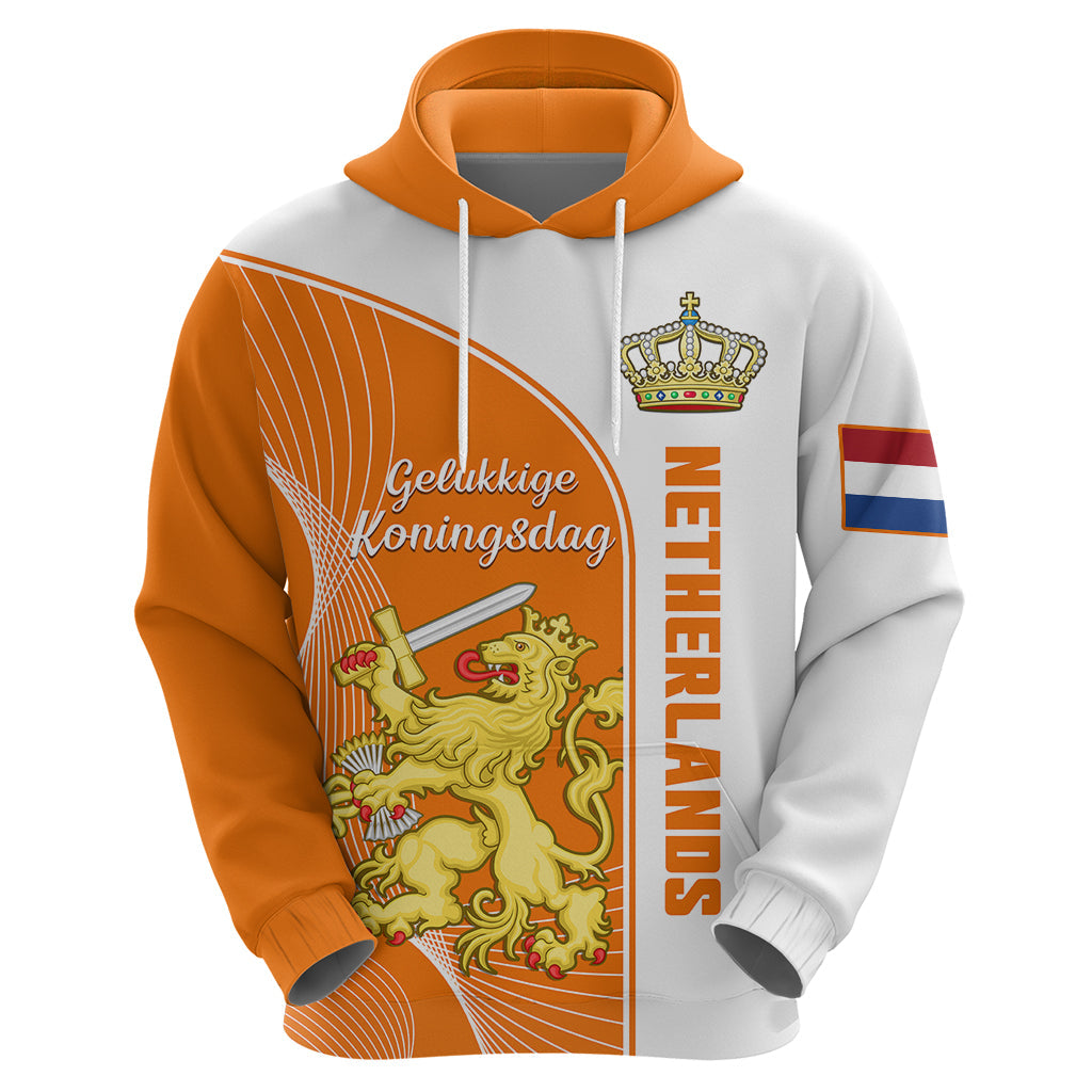 Netherlands Kings Day Hoodie Gelukkige Koningsdag Ver.01 LT14