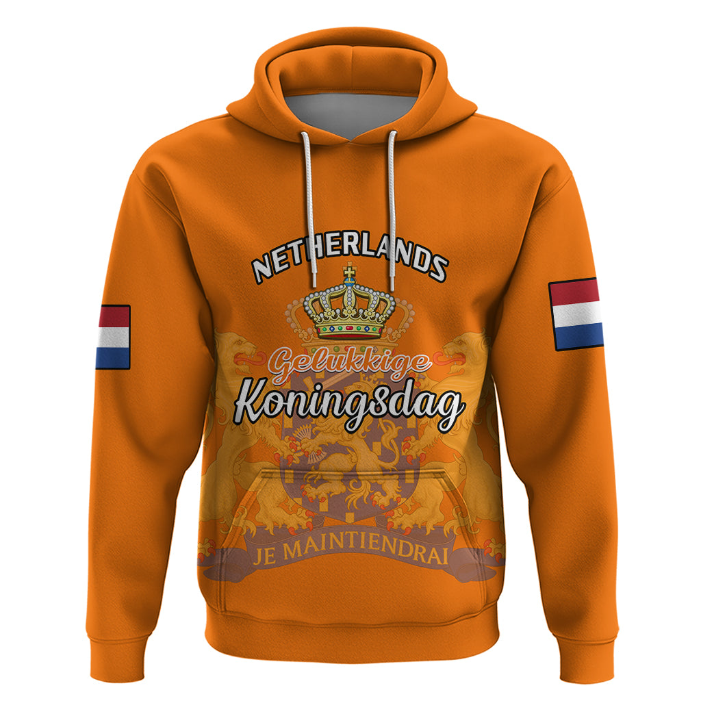 Netherlands Kings Day Hoodie Gelukkige Koningsdag Ver.02 LT14