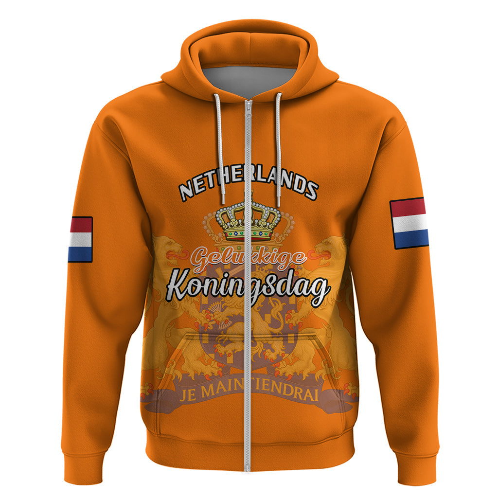 Netherlands Kings Day Hoodie Gelukkige Koningsdag Ver.02 LT14