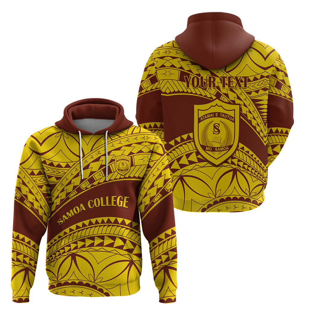 Personalised Samoa College Hoodie Samoan Pattern LT14