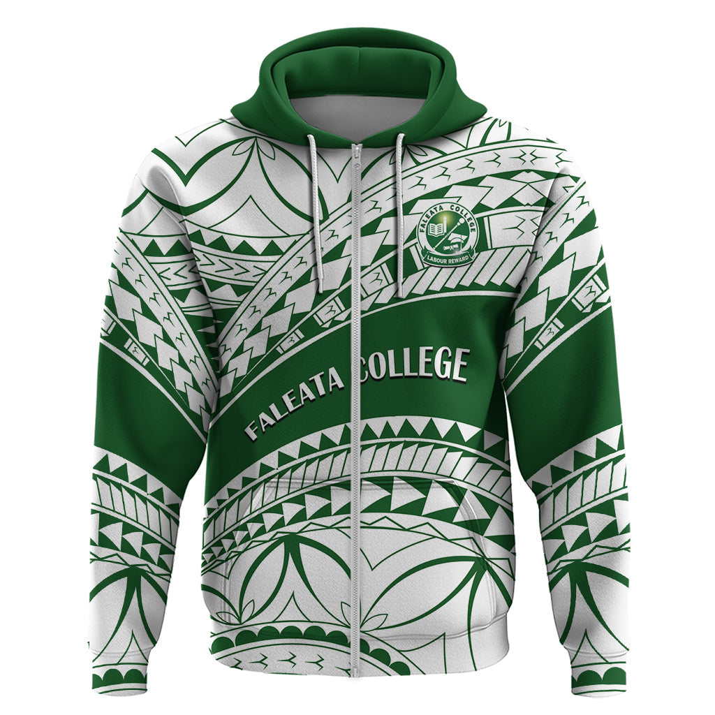 Personalised Samoa Faleata College Hoodie Samoan Pattern LT14