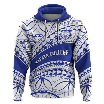 Personalised Samoa Safata College Hoodie Samoan Pattern LT14