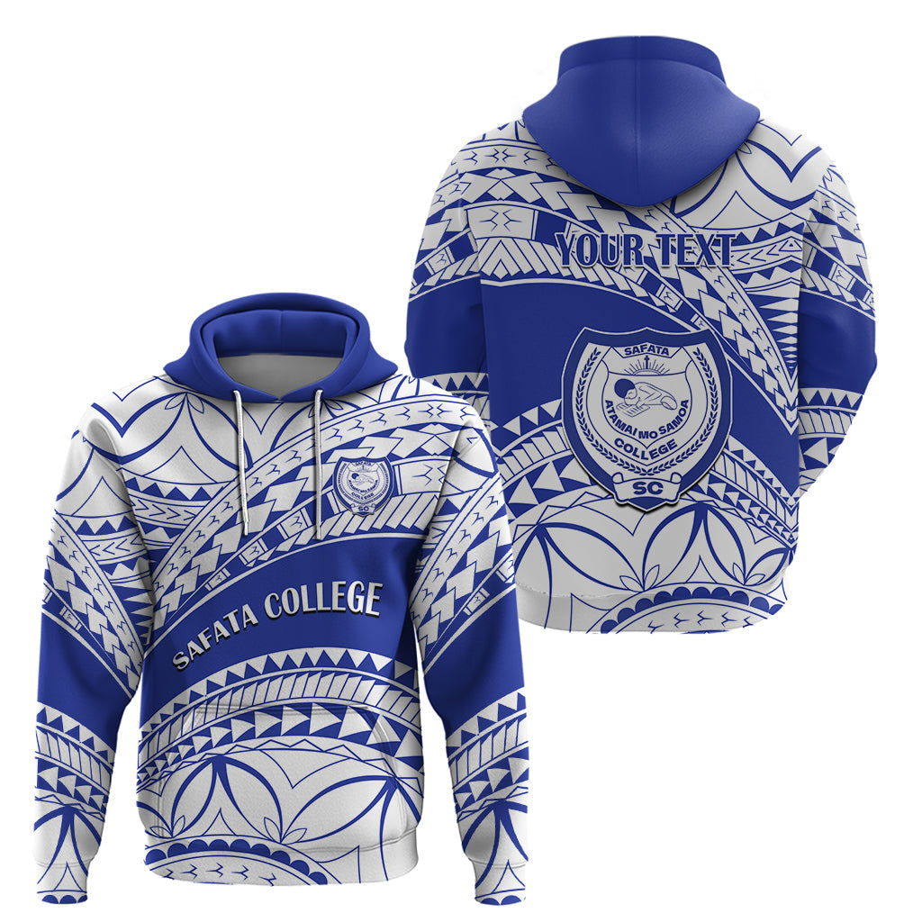 Personalised Samoa Safata College Hoodie Samoan Pattern LT14