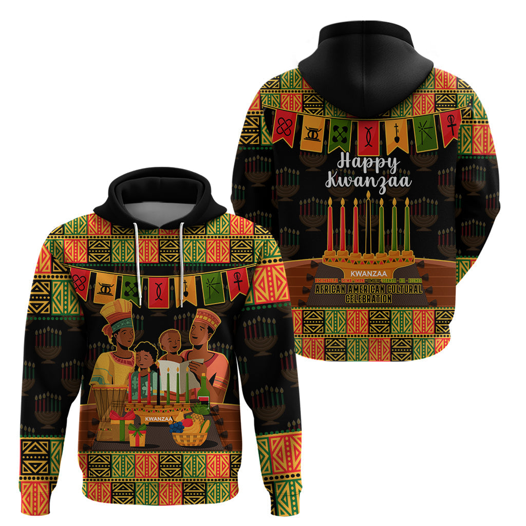 Happy Kwanzaa Hoodie African-American Culture Celebration LT14