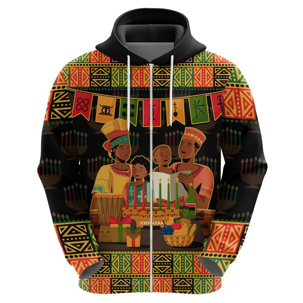 Happy Kwanzaa Hoodie African-American Culture Celebration LT14