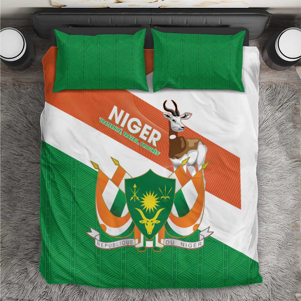 Afro Niger Bedding Set Dama Gazelle African Pattern - Republic Day LT14