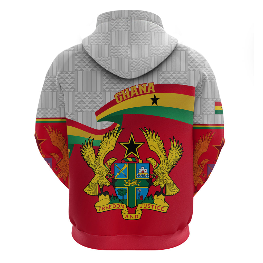Ghana Independence Day Hoodie Gana Map Happy 67 Years Anniversary LT14