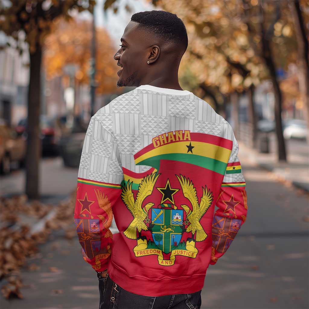Ghana Independence Day Sweatshirt Gana Map Happy 67 Years Anniversary LT14