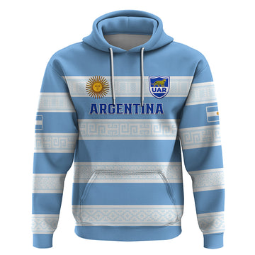 Personalised Argentina Rugby Hoodie Los Pumas 2023 Go Champions Unique Style LT14