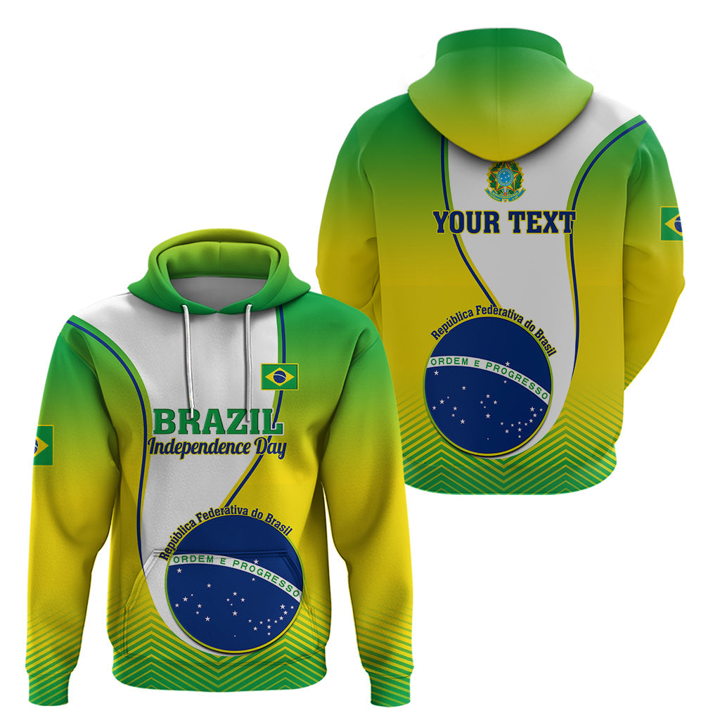 Custom Brazil Hoodie Sete de Setembro Happy Independence Day LT14