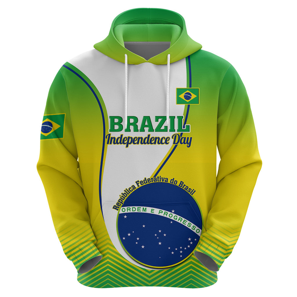 Custom Brazil Hoodie Sete de Setembro Happy Independence Day LT14