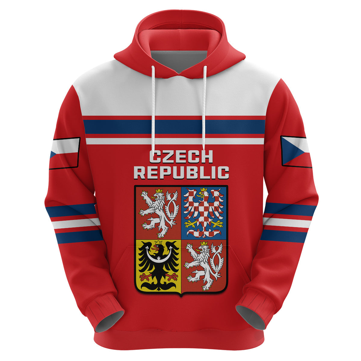 Czech Republic Hockey 2023 Sporty Style Hoodie LT14