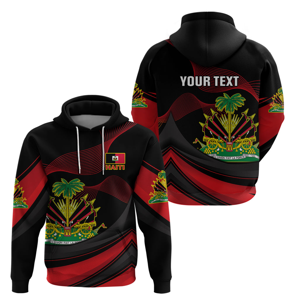 Personalised Haiti 1964 Hoodie Coat Of Arms Curvel Style LT14