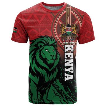 Kenya Independence Day T shirt Jamhuri ya Kenya 1963 - African Pattern LT14