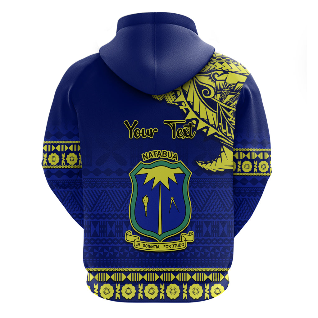 Personalised Fiji Natabua High School Hoodie Fijian Tapa Pattern LT14