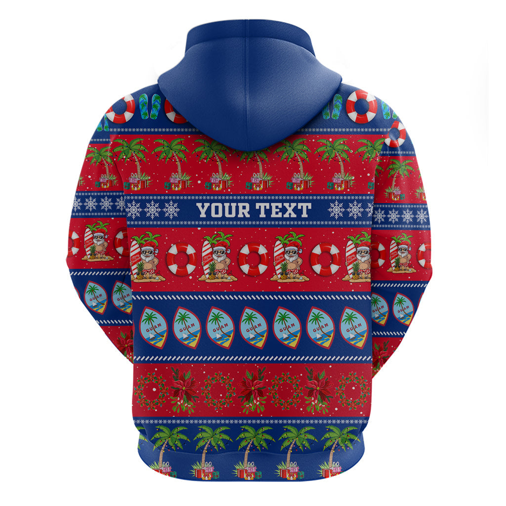 Personalised Guam Christmas Hoodie Felis Pasgua LT14