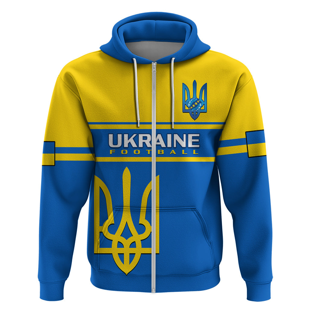 Personalised Ukraine Football Hoodie Come On Ukraina LT14