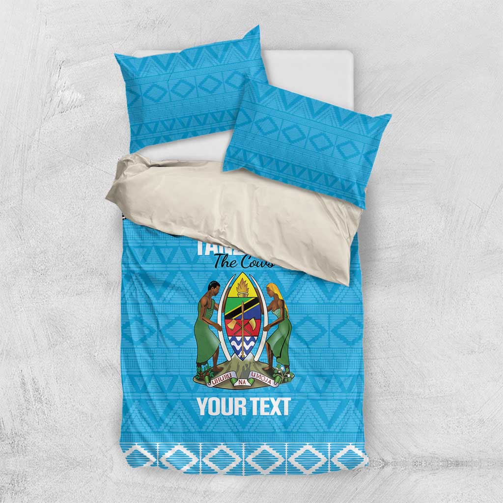 Afro Cricket Tanzania Custom Bedding Set Go Cows Sporty African Pattern LT14