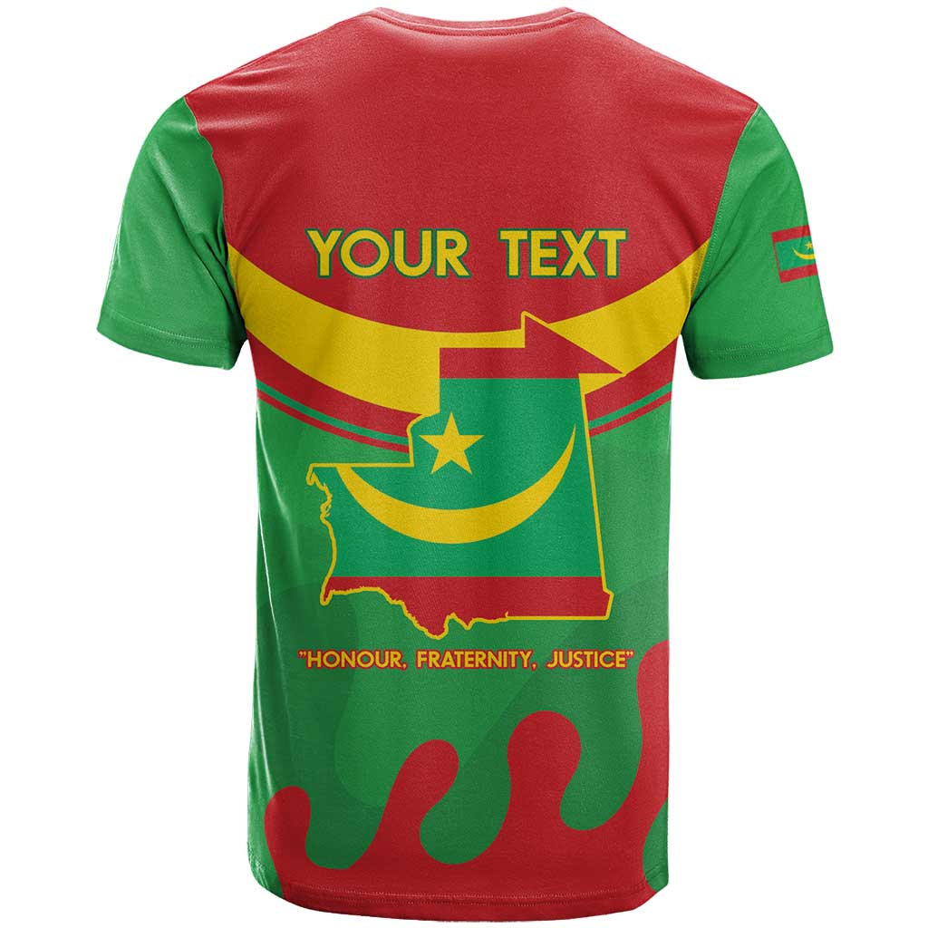 Personalized Mauritania T shirt Map Flag - Independence Day 1960 LT14