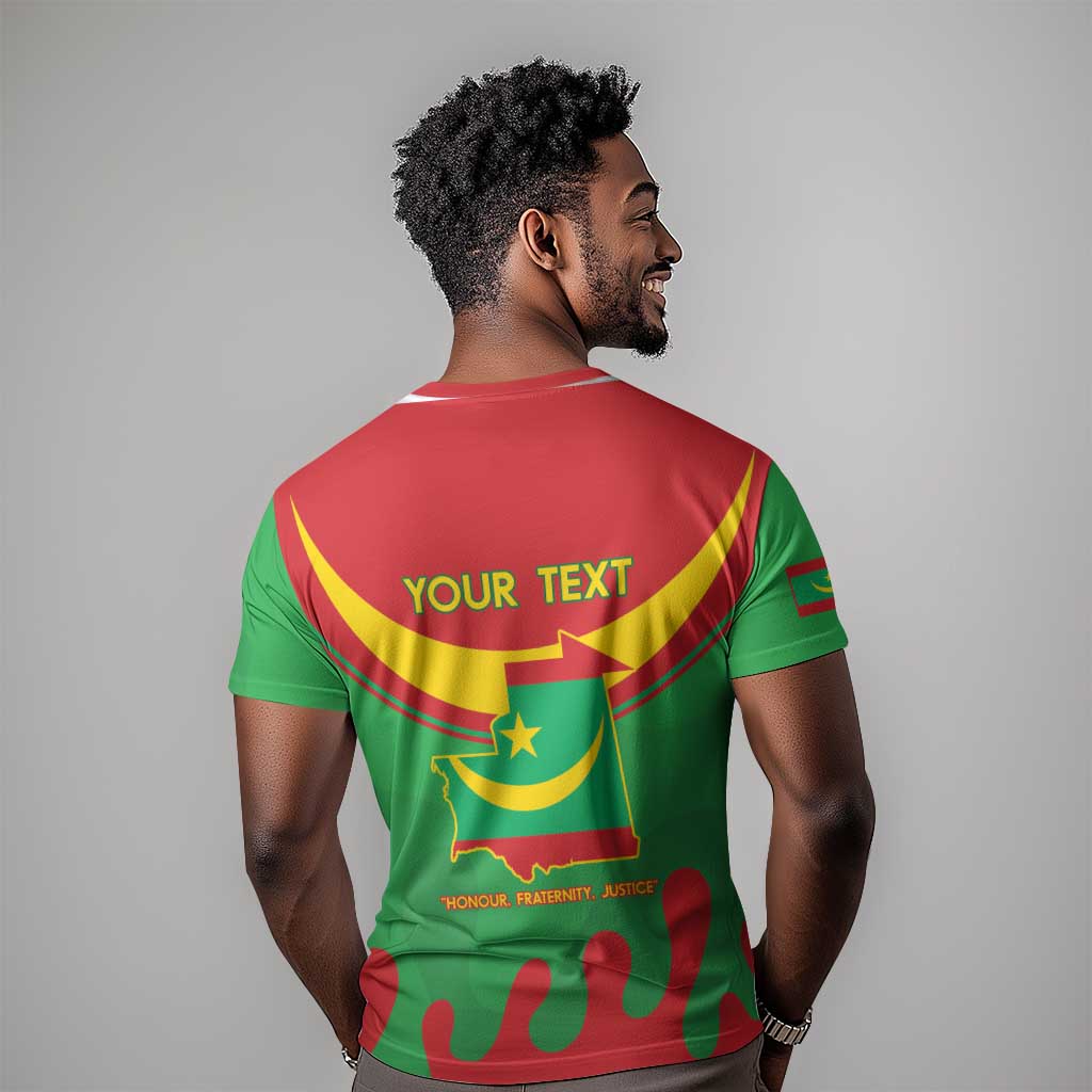 Personalized Mauritania T shirt Map Flag - Independence Day 1960 LT14
