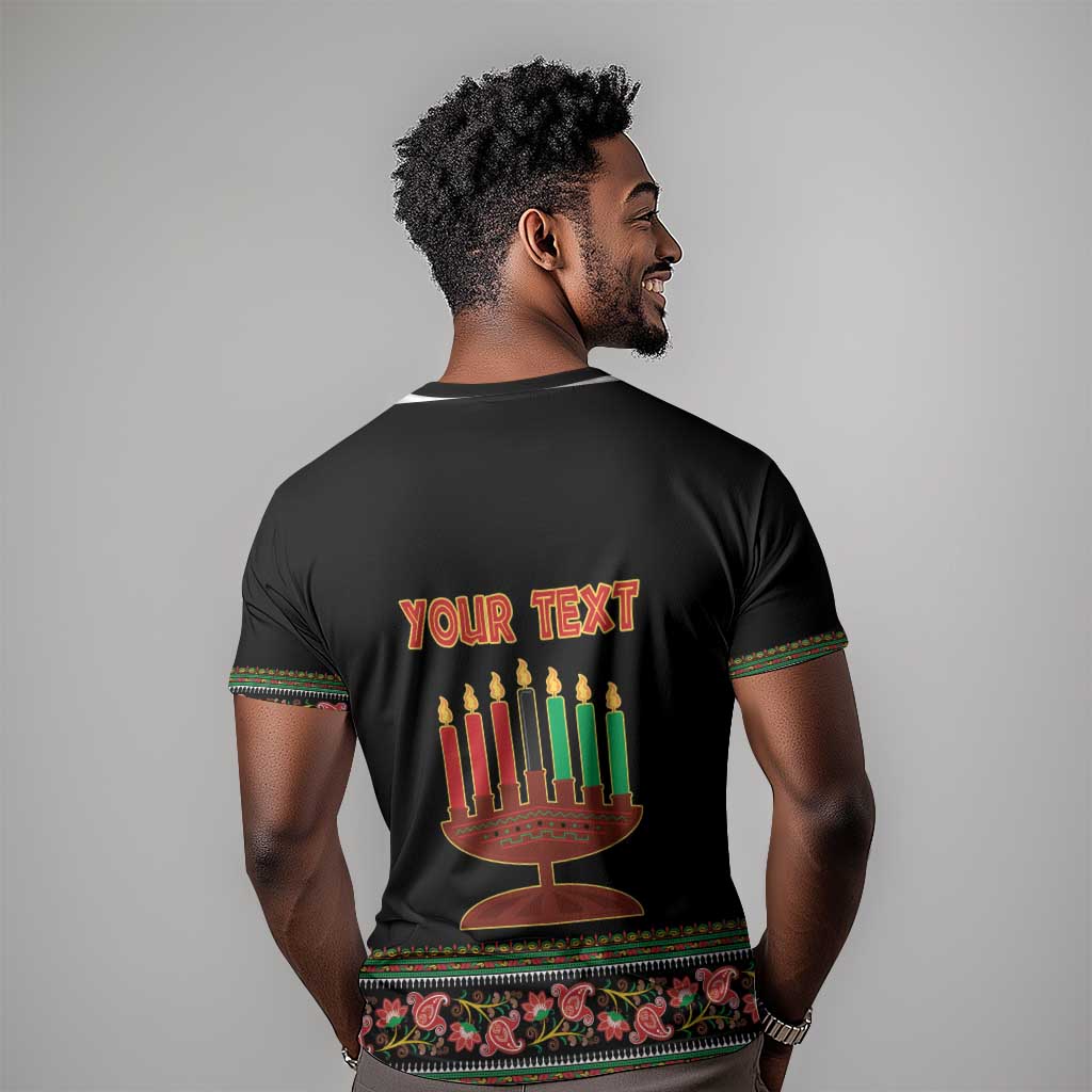 Personalized Afro-American Kwanzaa T shirt Dashiki Mix Paisley Pattern LT14
