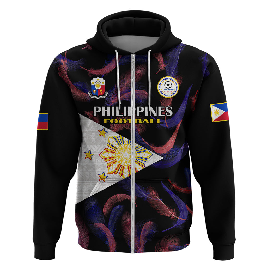 Philippines Football Hoodie 2023 World Cup Go Filipinas Feather Black Version LT14