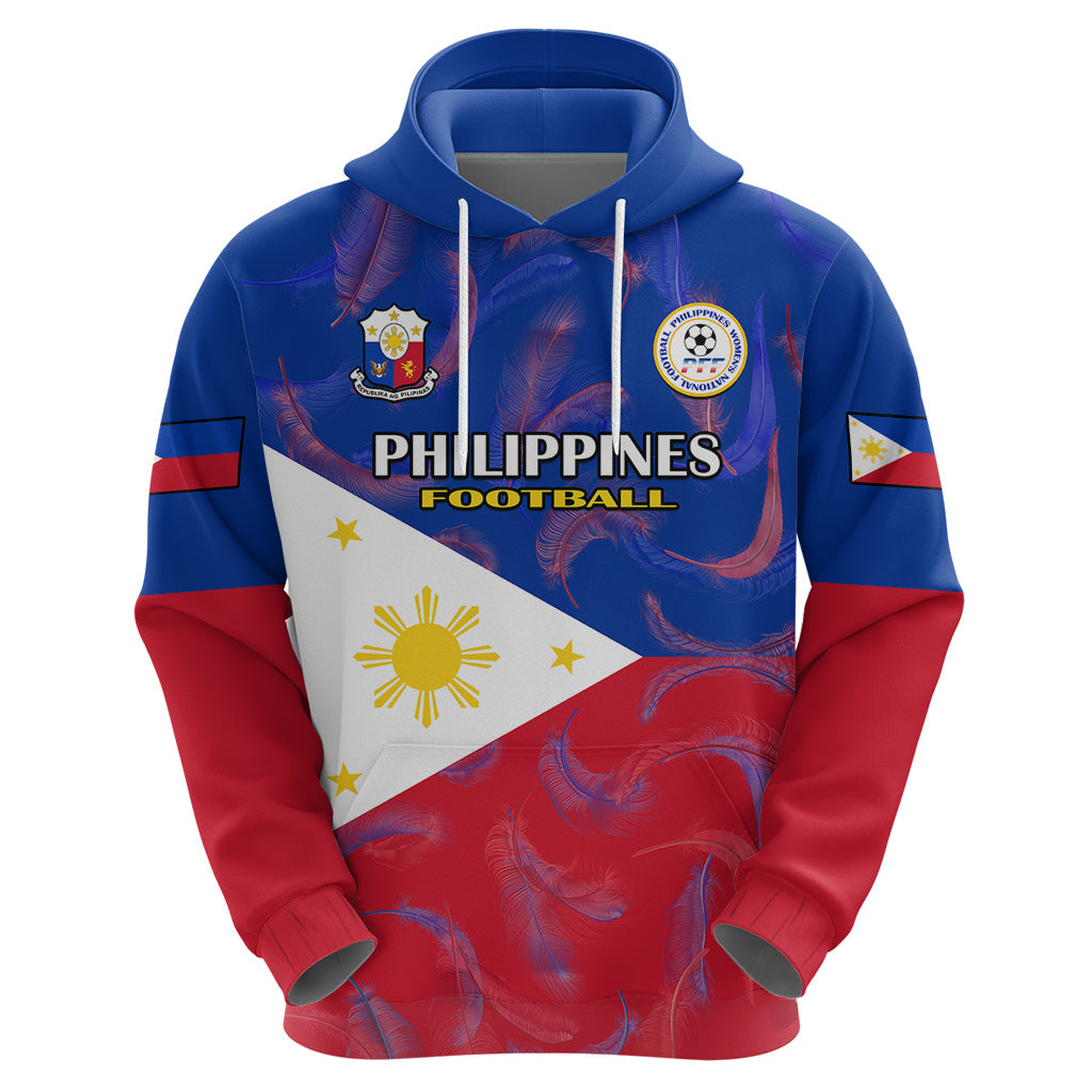 Philippines Football Hoodie 2023 World Cup Go Filipinas Feather Flag Version LT14