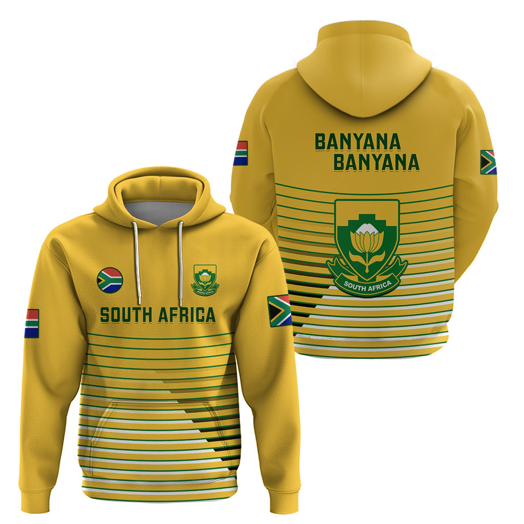 South Africa Soccer Hoodie 2023 World Cup Go Banyana Banyana Yellow LT14