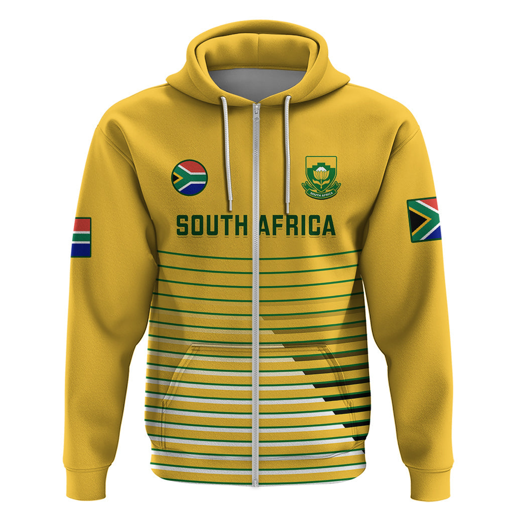 Custom South Africa Soccer Hoodie 2023 World Cup Go Banyana Banyana Yellow LT14