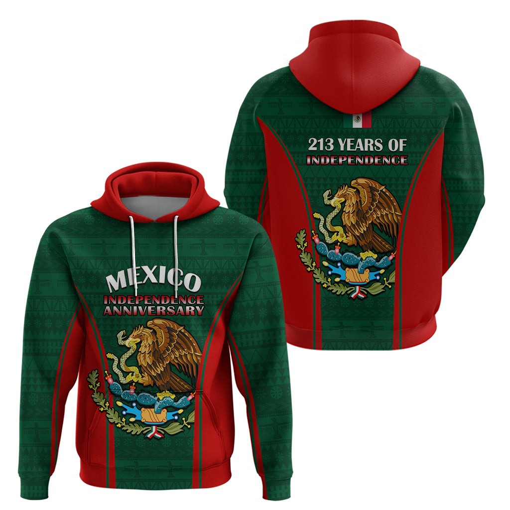 Mexico Independence Day Hoodie Happy 213th Anniversary Mexican Proud LT14