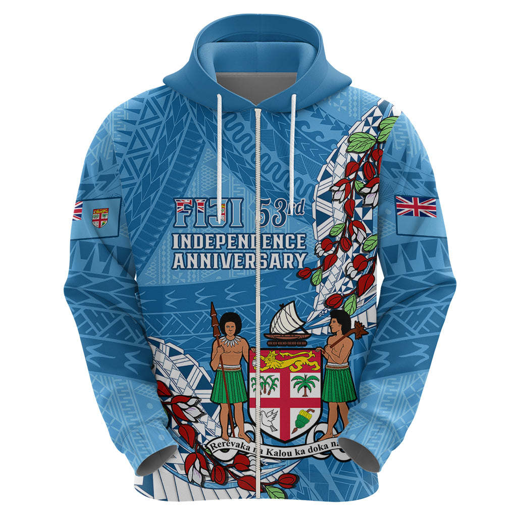 Fiji Day Hoodie Fijian Tagimaucia Flower Polynesian Mix Tapa Pattern LT14