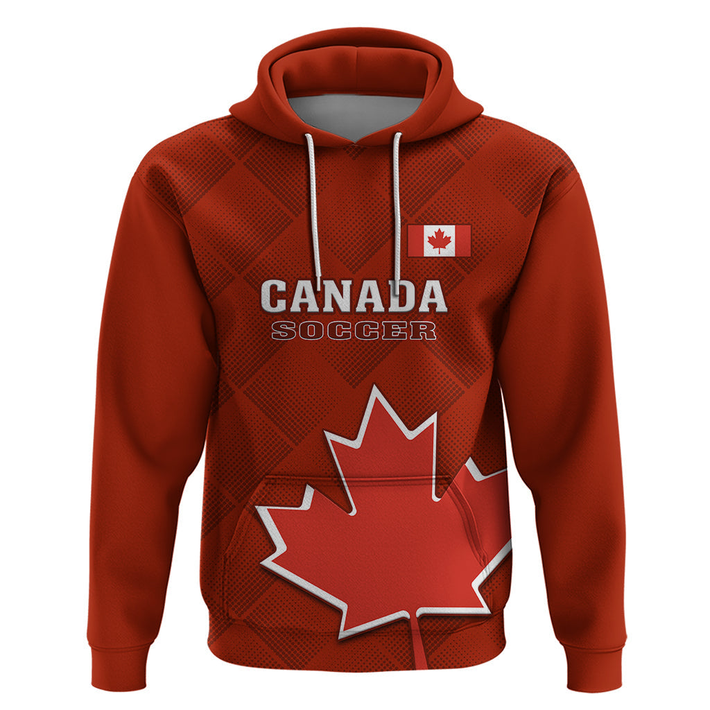 Custom Canada Soccer Hoodie Go Canucks Maple Leaf 2023 World Cup LT14