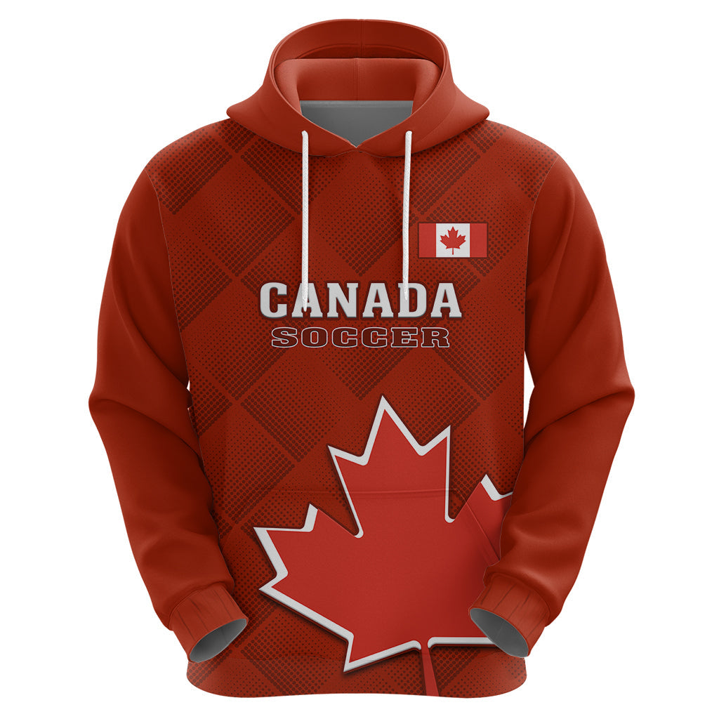 Custom Canada Soccer Hoodie Go Canucks Maple Leaf 2023 World Cup LT14