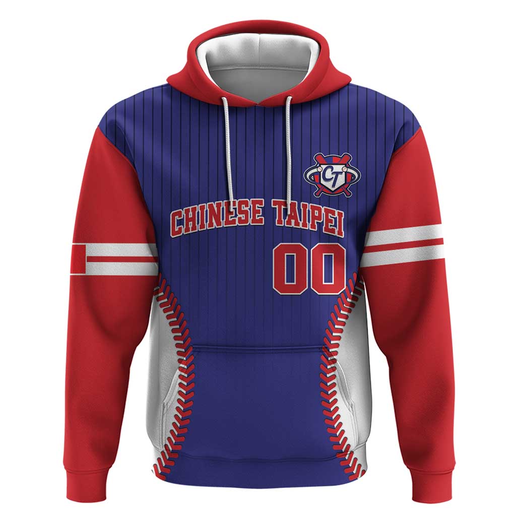 Custom Chinese Taipei Hoodie Go Taiwanese - Baseball Style LT14