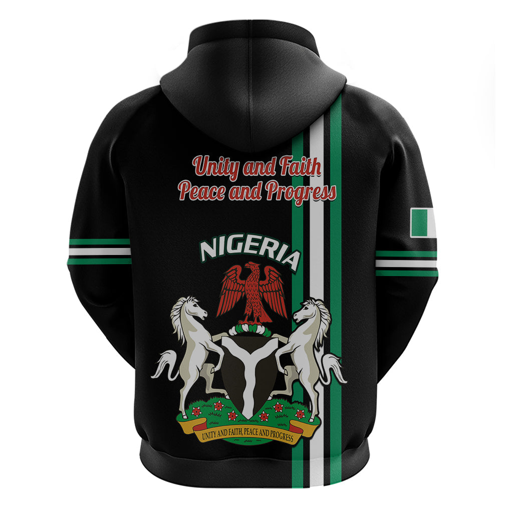 Nigeria Hoodie Nigeria Coat Of Arms Simple Style LT14