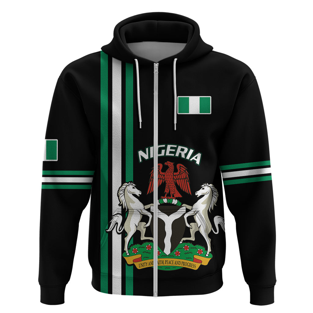 Nigeria Hoodie Nigeria Coat Of Arms Simple Style LT14