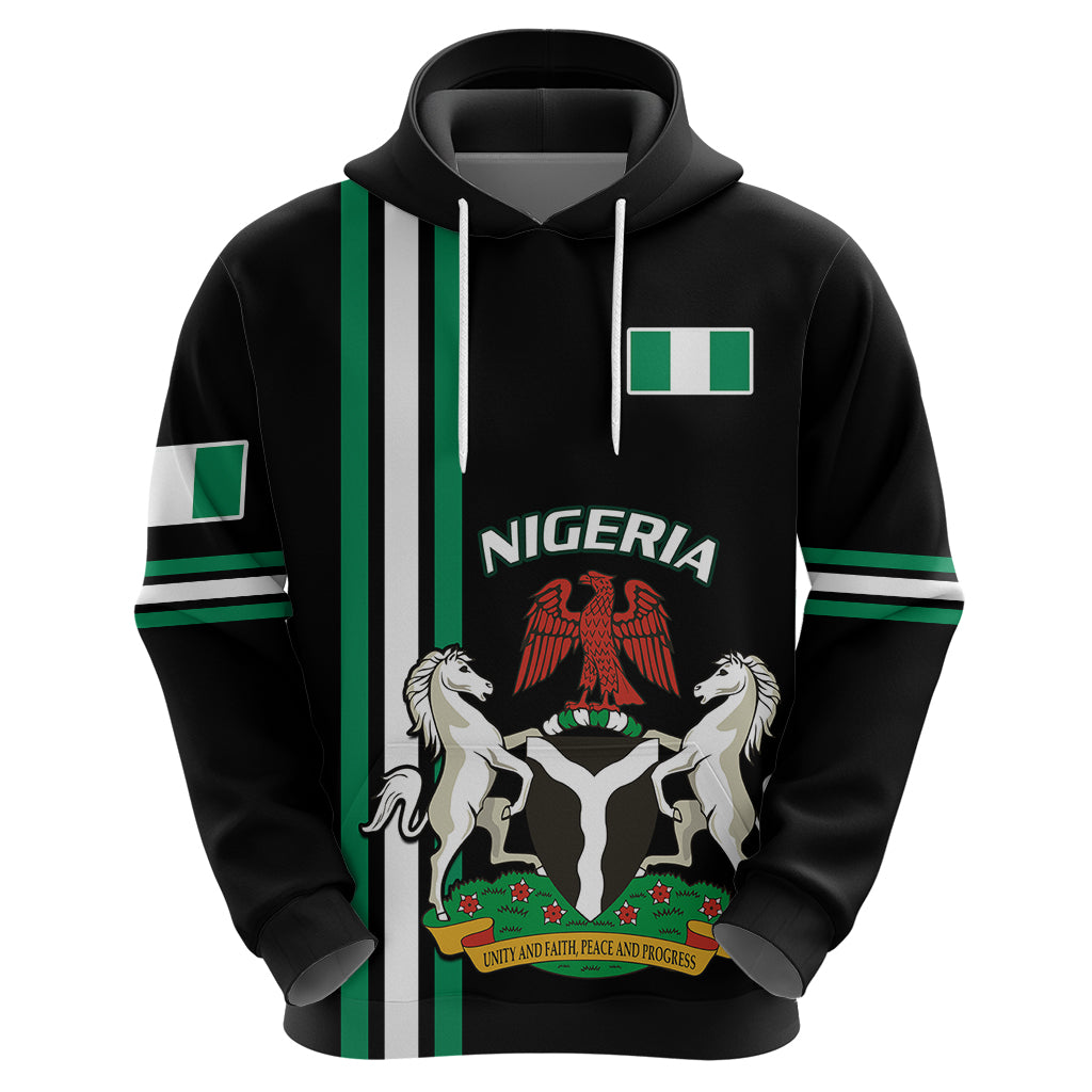Nigeria Hoodie Nigeria Coat Of Arms Simple Style LT14