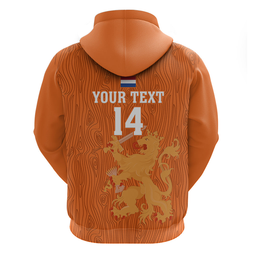 Custom Netherlands Football Hoodie Go Oranje 2023 World Cup LT14