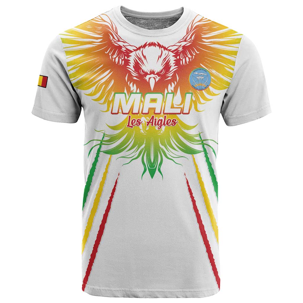 Mali Football Custom T shirt Go Eagles - White Color LT15